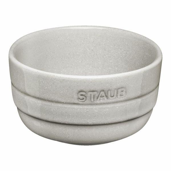 Staub Dining Line Essgeschirr Schüssel, 10 cm | Weisser Trüffel | Keramik