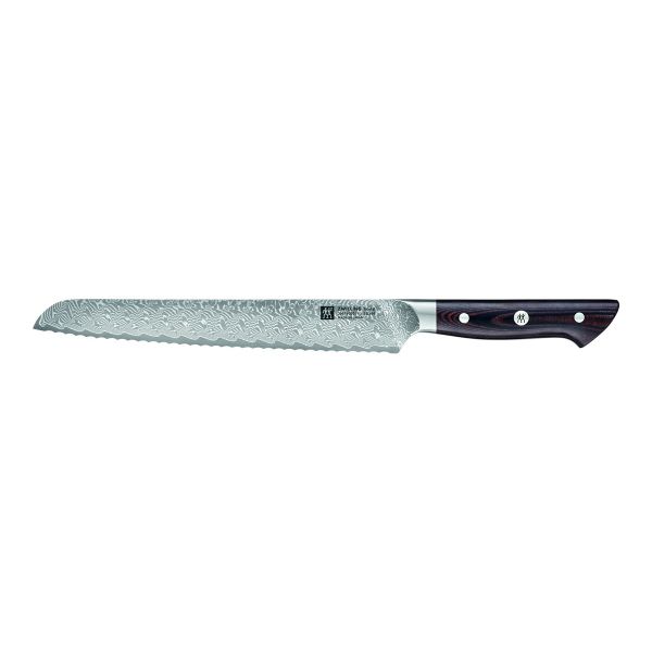 ZWILLING Tanrei Messer Brotmesser, 23 cm Wellenschliff  Premium-Stahl. 101 Lagen